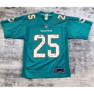 NFL Pro Line Miami Dolphins Xavien Howard 25 Jersey Mens Small Teal Short Slv